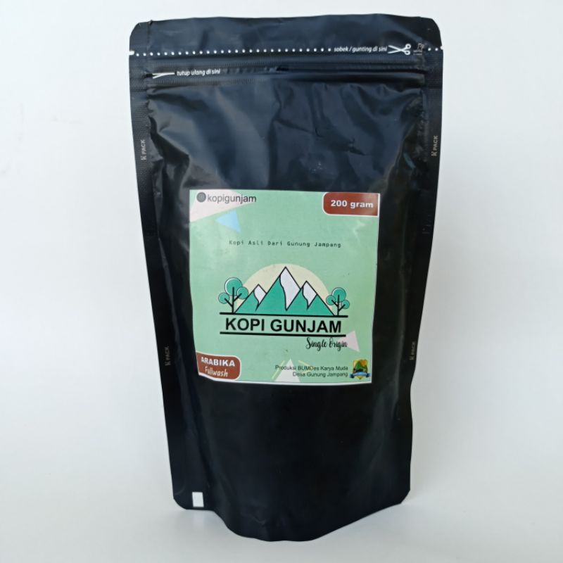 

Kopi Gunjam Arabika Fullwash 200 gram