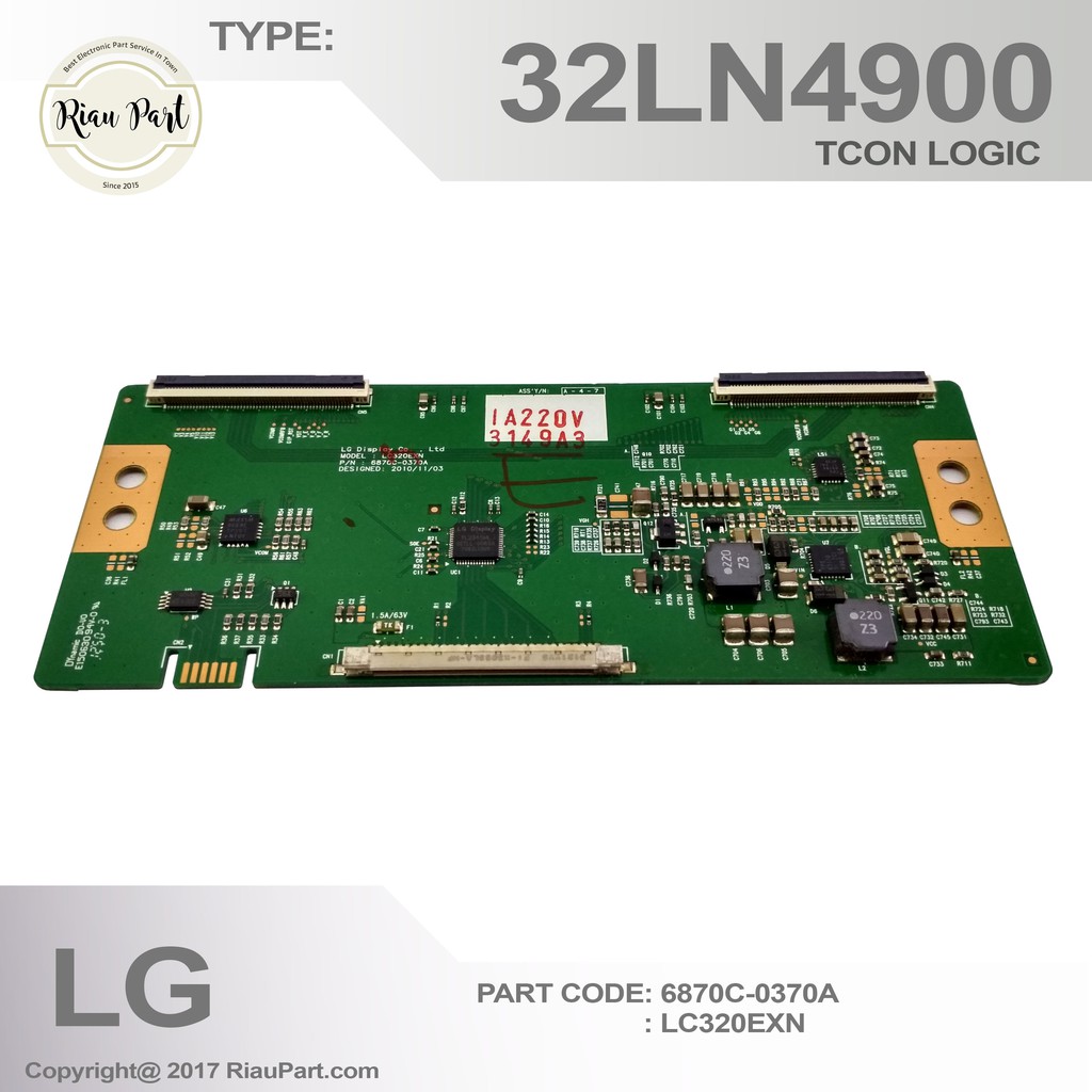 MODUL TCON TV LG 32LB530 - 32LN5100 - 32LN4900 - 32LN5400 LC320EXN