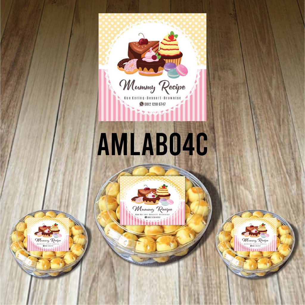 

Artomaringi STIKER LABEL KEMASAN / STICKER LABEL KUE KERING