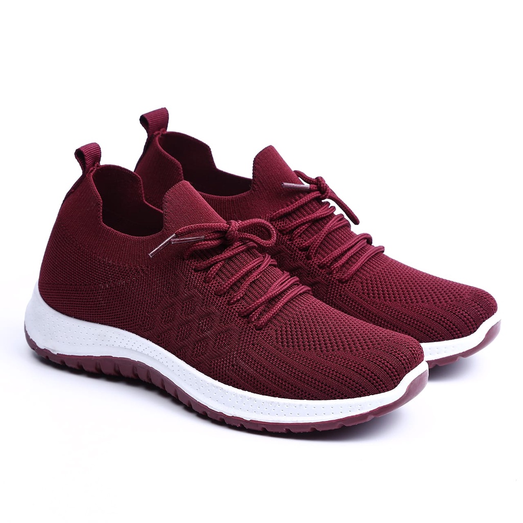 Sepatu Wanita Sneakers Cewek Sport Shoes Kasual Fashion Shoes Wanita New Model - A1070