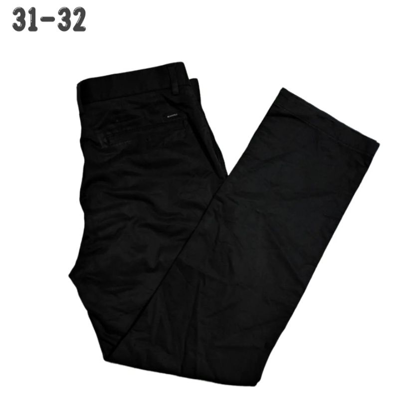 Celana Panjang Beanpole Chino slim Second Original ( Hitam Pekat )