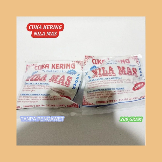 

CUKA KERING NILA MAS CUKA KEMASAN KHAS PALEMBANG