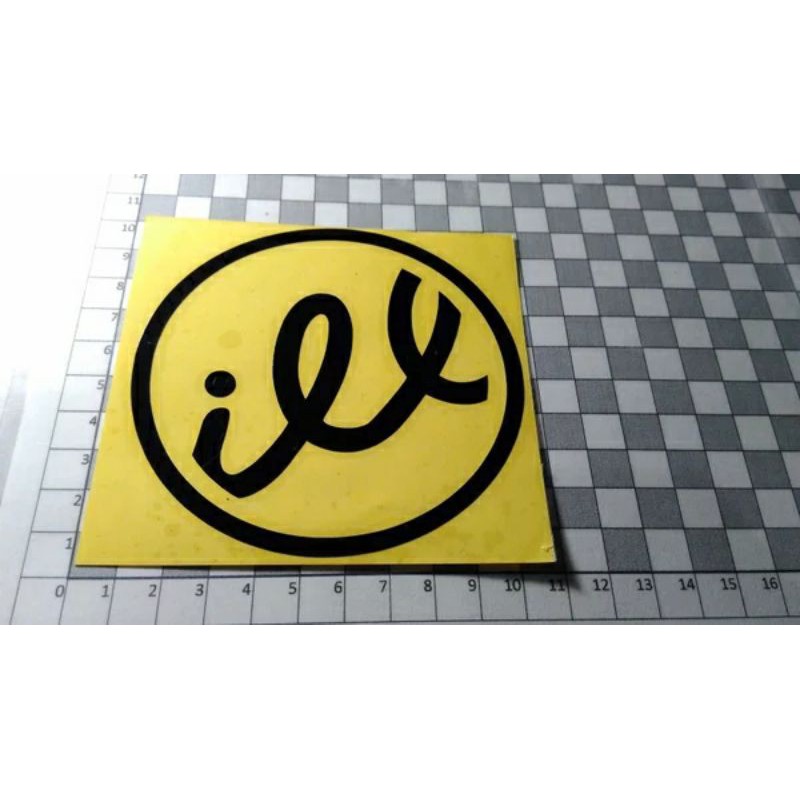 

stiker ILLEST bulat