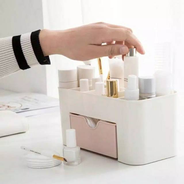 BOSJKT010 Rak Mini Kosmetik Kotak Serbaguna Storage Alat Make Up Keranjang Box Organizer
