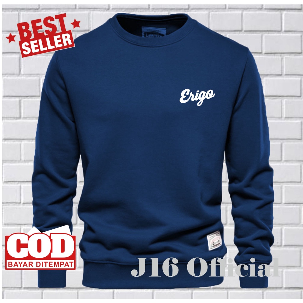 CREWNECK Sweater Distro Pria Wanita Bahan Fleece Tebal Premium