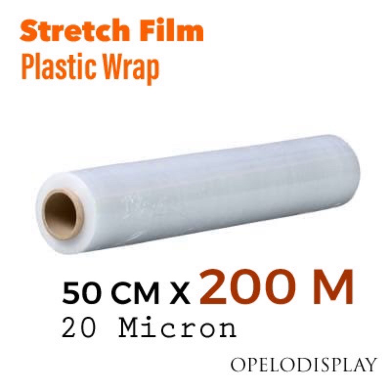 STRETCH FILM BENING 50 CM X 250 METER FULL  / PLASTIK WRAP