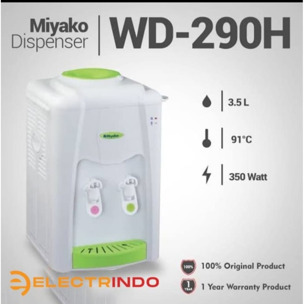 Dispenser Miyako WD 290PHC Air Minum Panas Dan Dingin 290 PHC WD290PHC