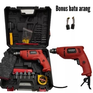 KUSUKA ELECTRIC DRILL KR 60 SET Mesin Bor Listrik Tangan 10 mm lengkap