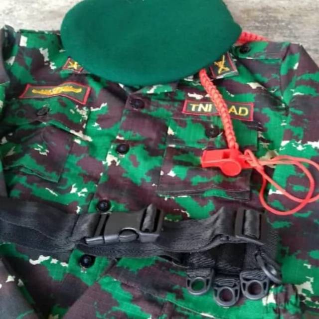 Baju Profesi Anak PDL TNI Loreng / Baju Anak / Stelan Anak TNI