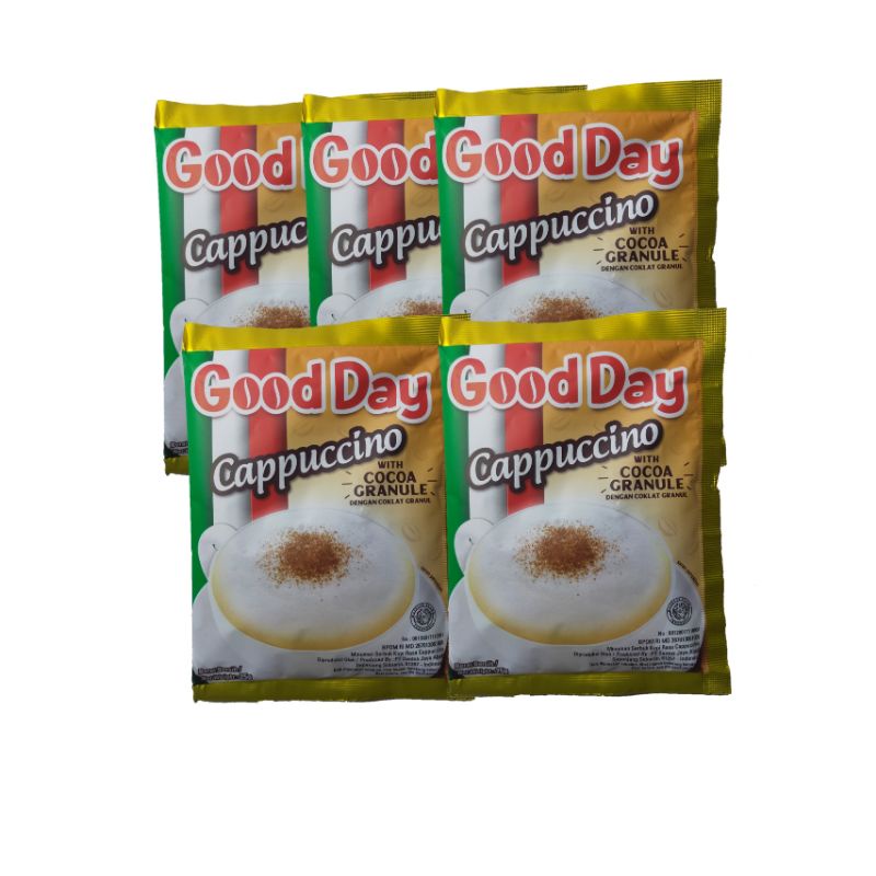 

Warunge.Nyong Kopi Good Day Cappucino 5 pcs @24 gram