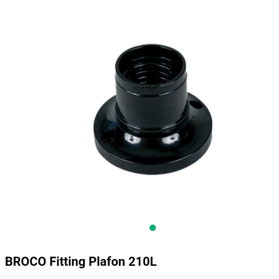 Fitting/Ceiling Plafon Broco Hitam - 210L