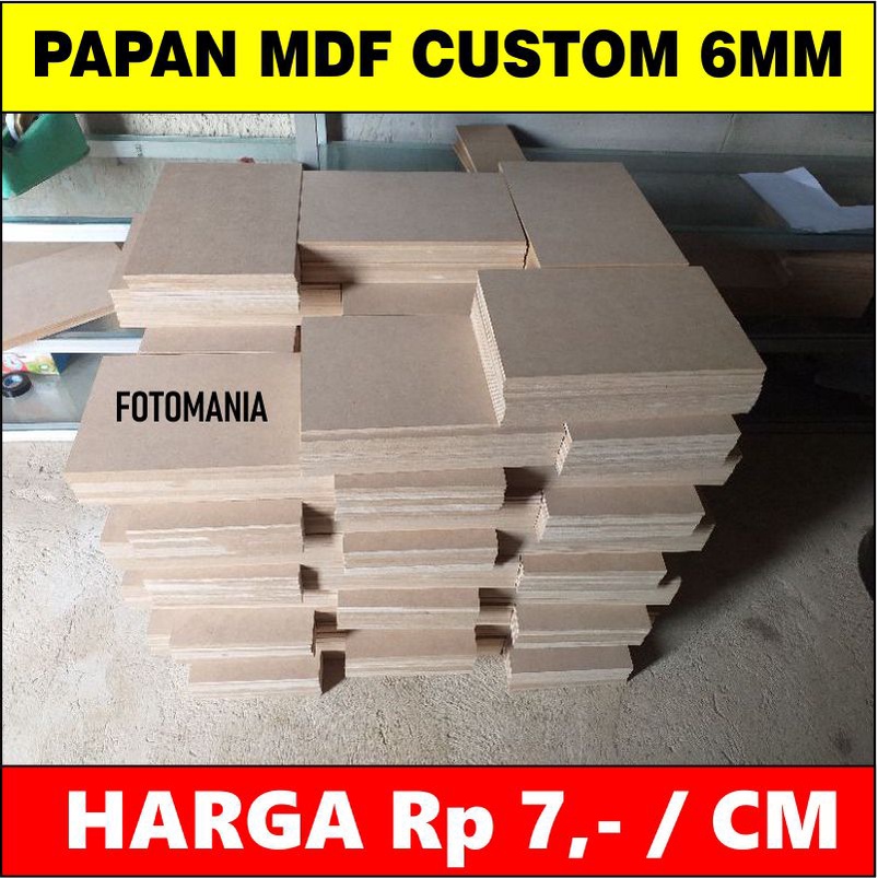 Jual PAPAN MDF 6MM CUSTOM PAPAN KAYU MDF Shopee Indonesia