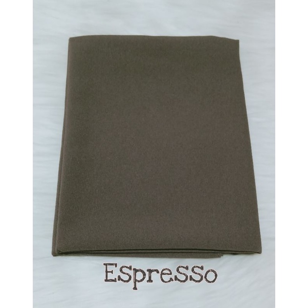 Pashmina Diamond/ Pashmina Polos Isabella/ Pasmina Sabyan Murah 175x75-Espresso