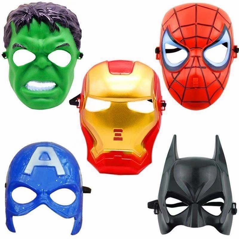Topeng Superhero Mask Mainan Topeng Avenger Anak Murah Batman Ironman