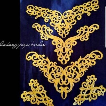 renda bordir kebaya aplikasi/ kebaya da3