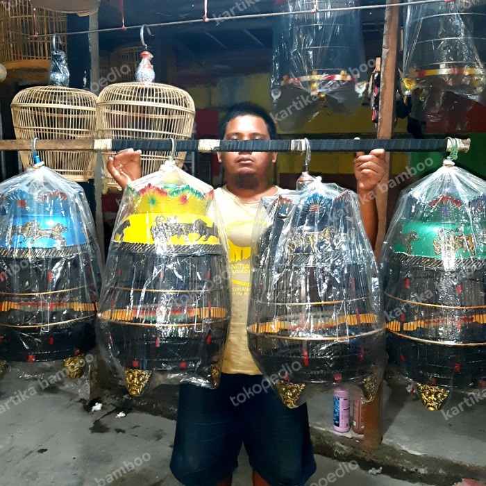 Sangkar Perkutut Fiber Kereta Model Kates Murah (KHUSUS GOJEK/GRAB/SHOPEE INSTANT)