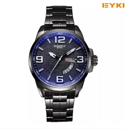 EYKI - 3052 - JAM - TANGAN - STAINLESS STEEL - HITAM