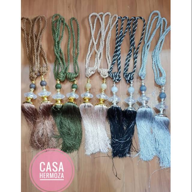 

Tali Koor /Tassel Koor Acrilic/Tali Pengikat Gorden Persian