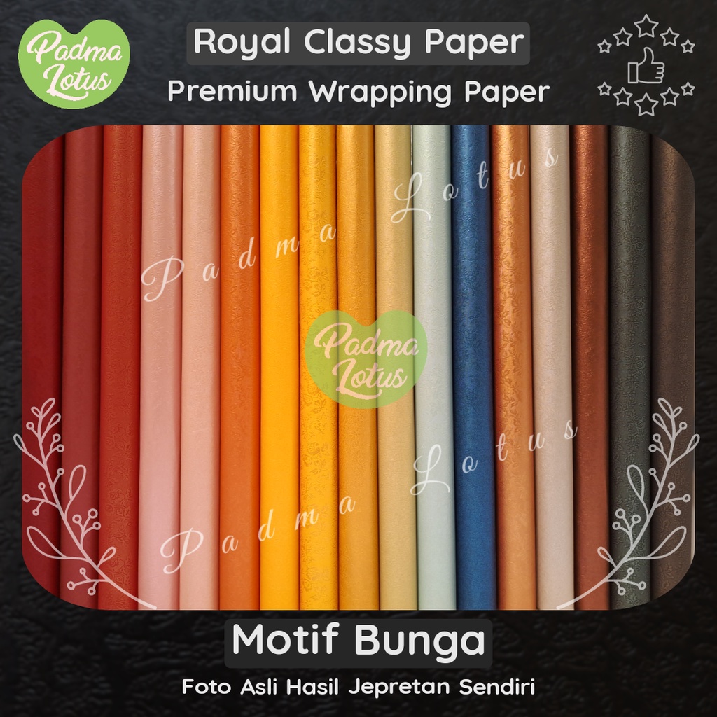 Kertas Kado Premium Fancy Royal Classy Paper eksklusif