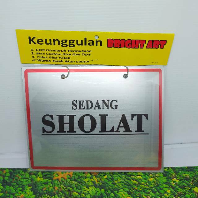 

Sign Label / Sedang Sholat / Sedang Istirahat