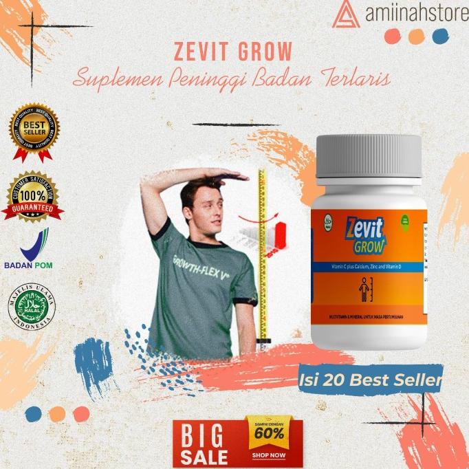 best ZEVIT GROW Peninggi Badan Original Terlaris / susu