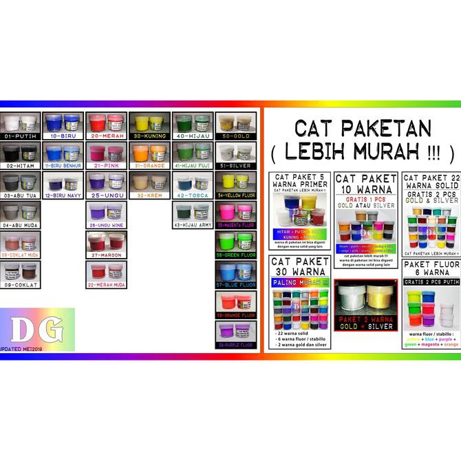 

ISALEl Kuas Cat Lukis 1 set isi 6 pcs