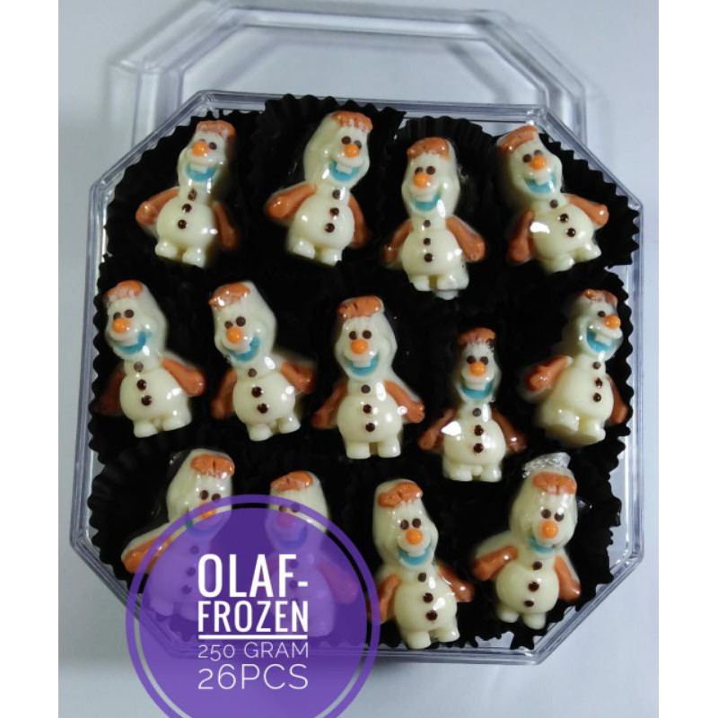 

Coklat Homemade Karakter Olaf Frozeen 250 Gram 26 Pcs Termurah