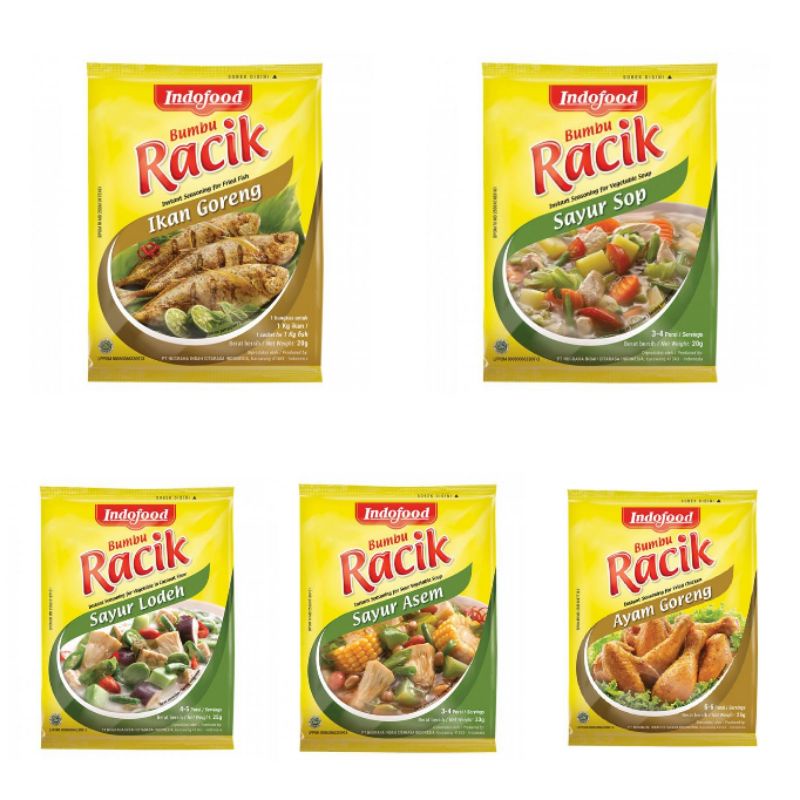 

BUMBU RACIK INDOFOOD VARIAN ISI 10 PCS / 1 RENCENG PACKING BUBBLE WRAP