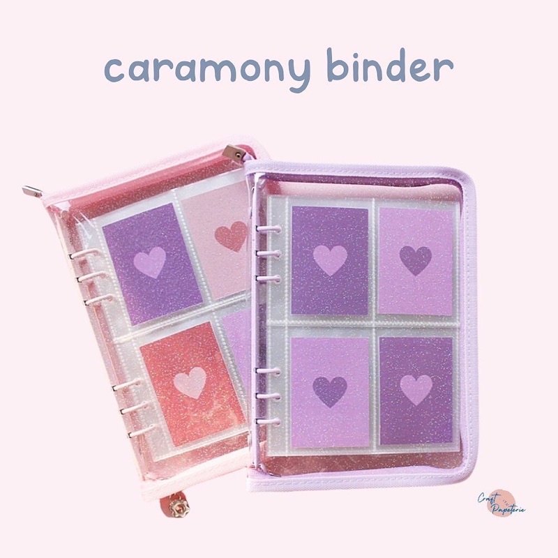 

Caramony Binder - Transparent in "pastel colours