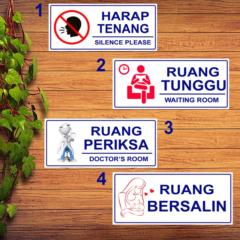 

Stiker Klinik pilih gambar Ukuran 23 x 10 cm