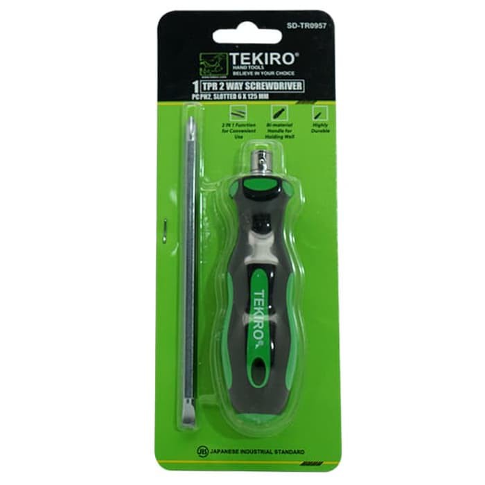 TEKIRO 2 WAY TPR SCREWDRIVER Tekiro OBENG TPR DUA SD-TR0957