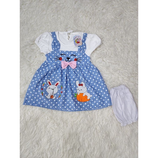 baju bayi perempuan dress babygirl hsn8