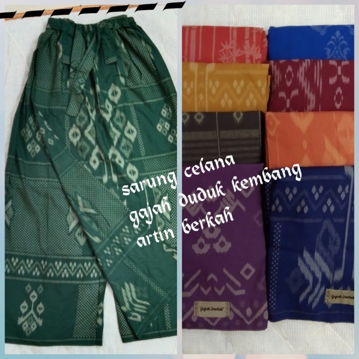 SARUNG CELANA GAJAH DUDUK KEMBANG