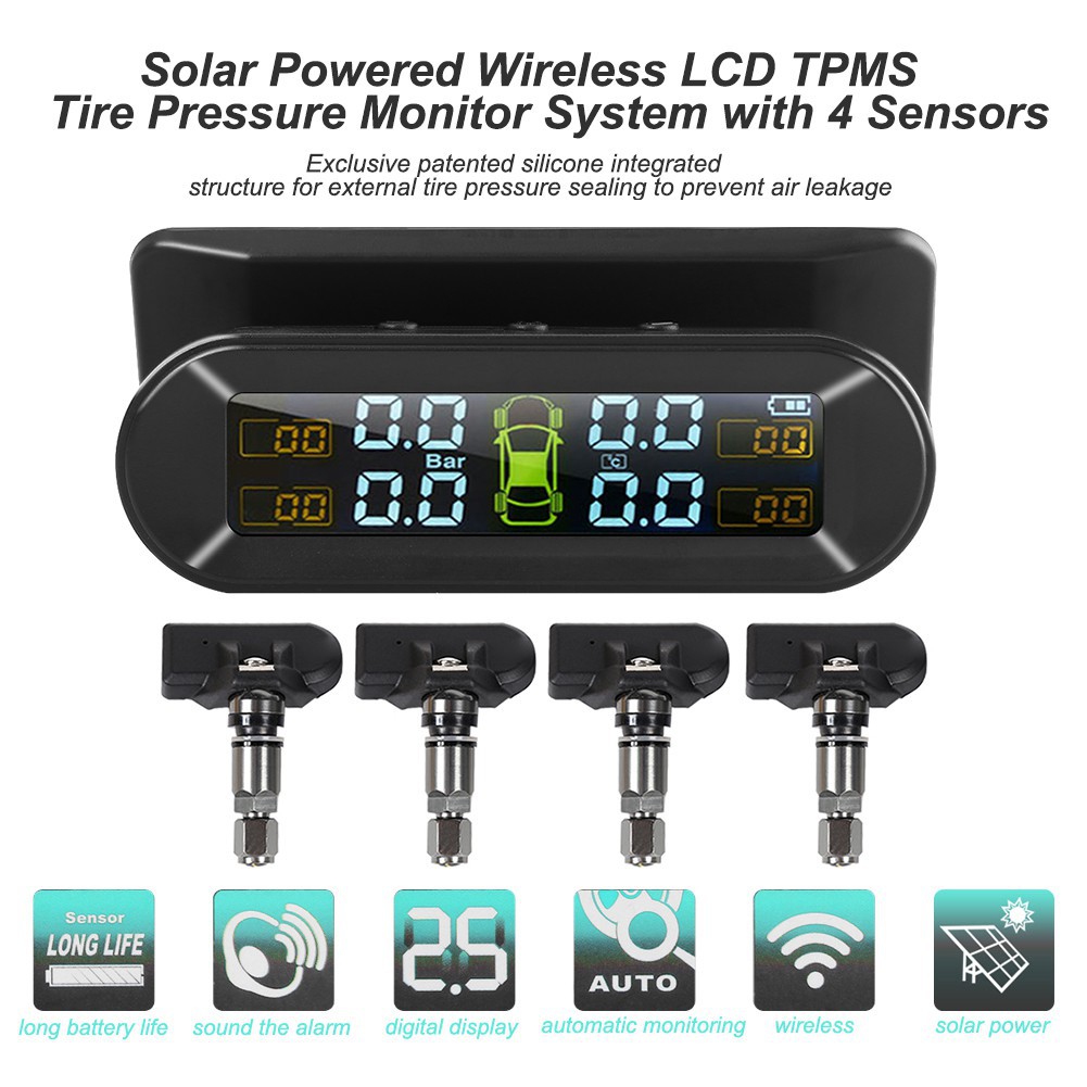 ALAT UKUR TEKANAN BAN MOBIL TPMS PENGUKUR TEKANAN BAN PENDETEKSI MASALAH BAN REAL TIME MURAH JS103