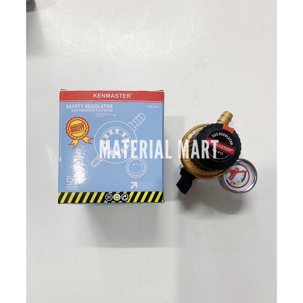 Regulator Gas Kenmaster Meter High Pressure | Kepala Gas ORI Kosangas | Material Mart