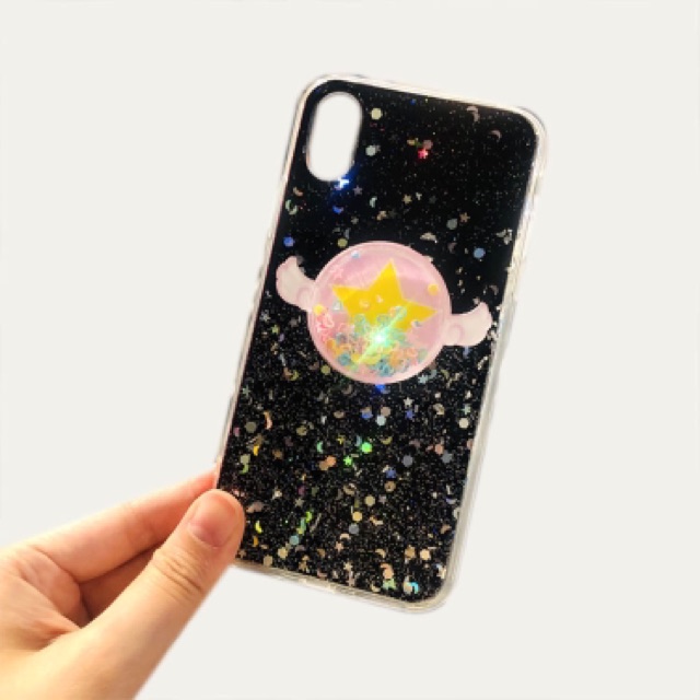 Star Charm Case iPhone Oppo Vivo Xiaomi Samsung S10 lite Note 10 20 2020 A9 A5 V17 A7 A02s Y51 A15