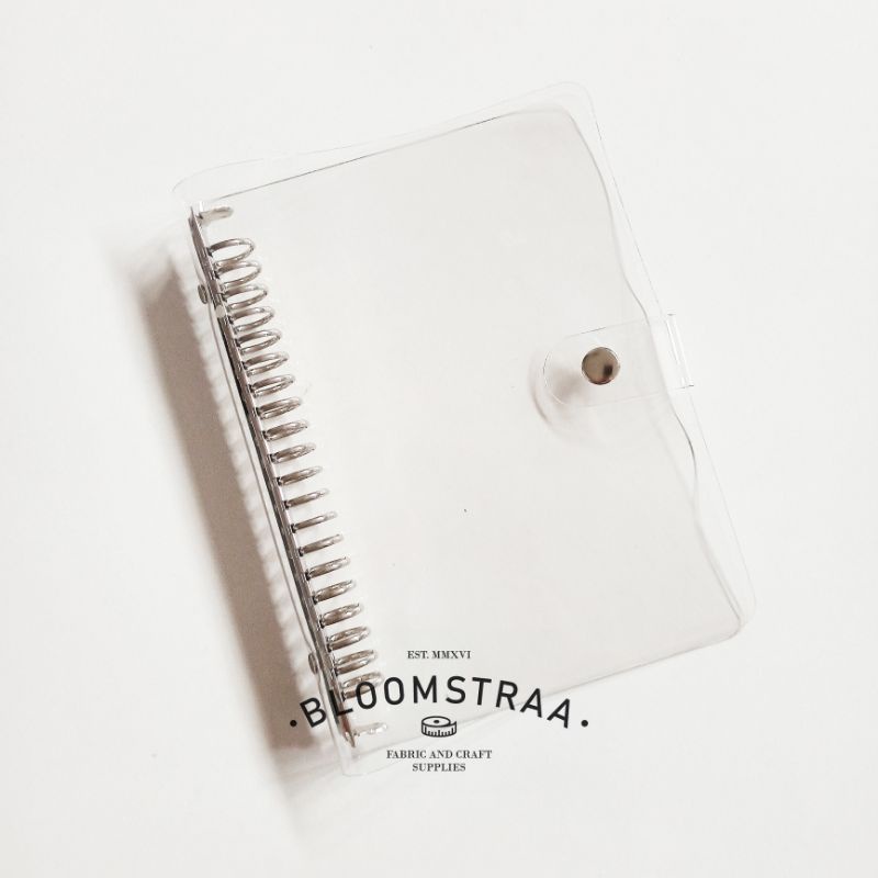 

Clear Cover Binder A5 20 Ring Loose Leaf Mika PVC Transparan A 5