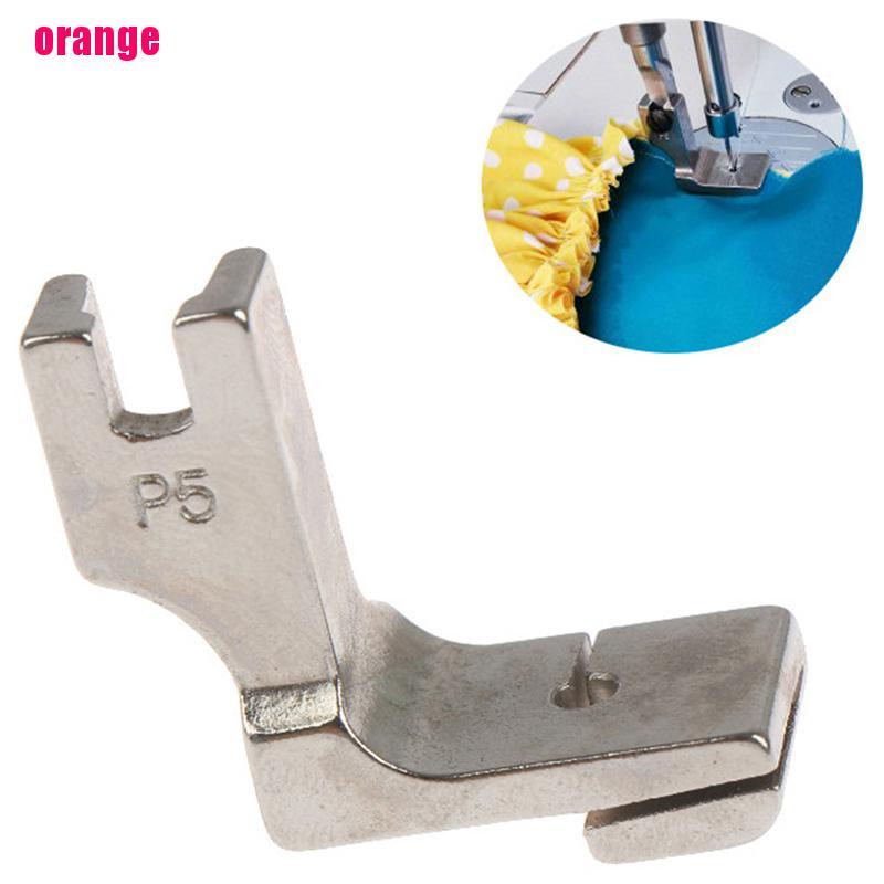 (Happy) P5 Presser Foot Lipit Shirring Pleating Untuk Mesin Jahit Industri