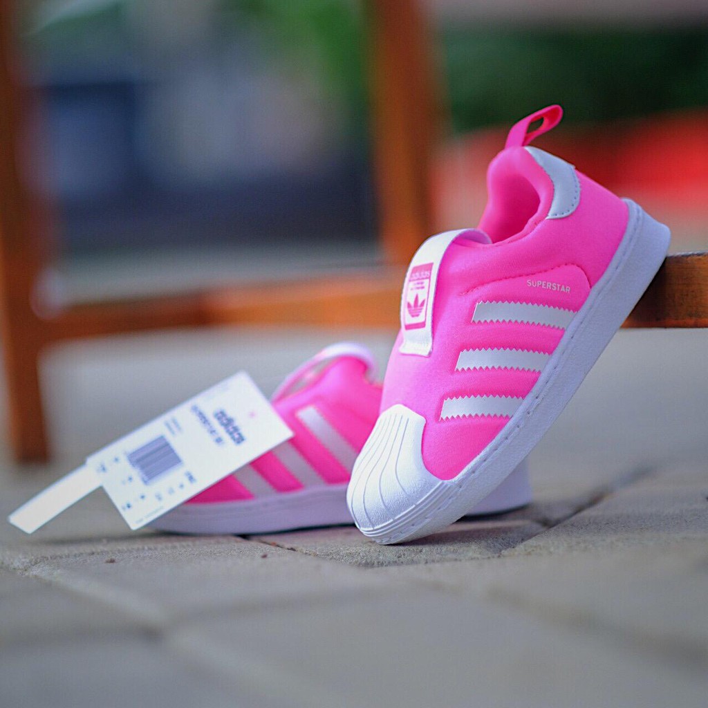 adidas superstar pink kids