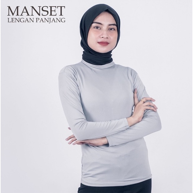 Manset baju  Wanita / Manset Baju Spandek muslimah / inner daleman wanita  TerLaris Bisa COD//PGM