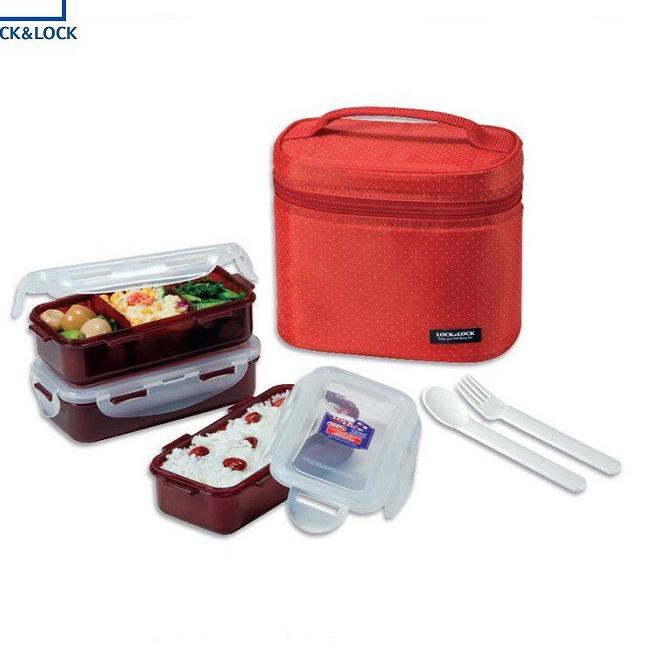 HPL 758DR LUNCH BOX 3P LOCK&amp;LOCK