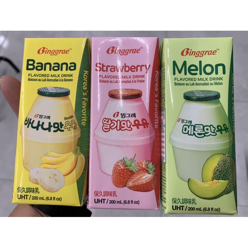 

BINGGRAE Flavored Milk Susu Korea rasa buah buahan