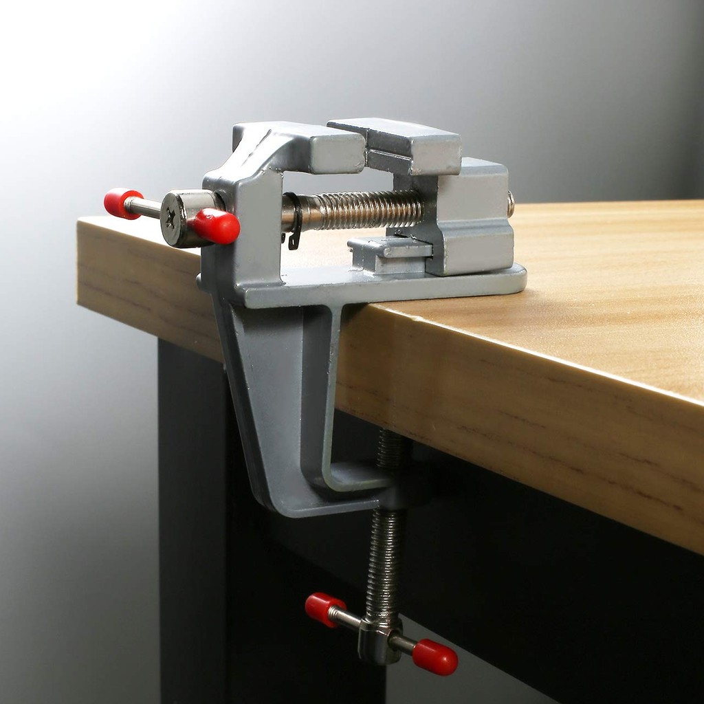 Catok Meja Ragum Mini Clamp Penjepit Kayu Besi