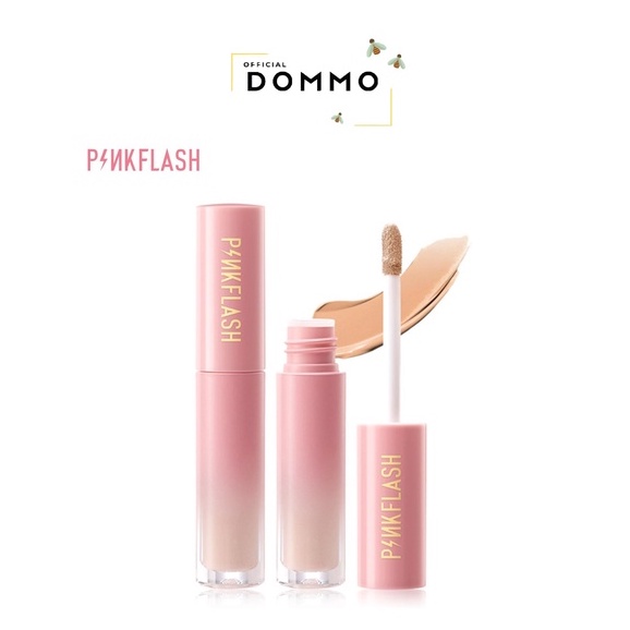 DOMMO - D8098 PINKFLASH Lasting Matte Foundation Oil -Control | Lasting Matte Concealer Tahan Air F03 F04