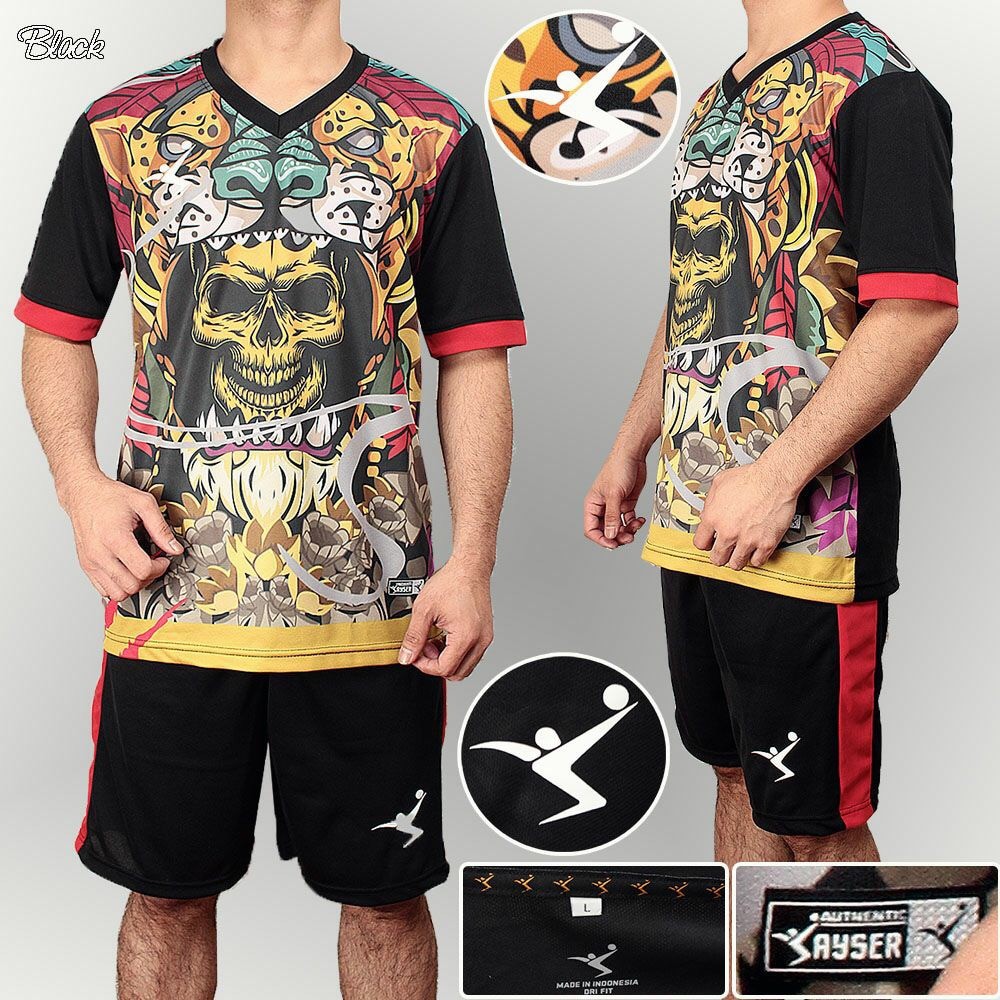 New.. TIGER baju kaos stelan setelan jersey futsal sepak bola kayser