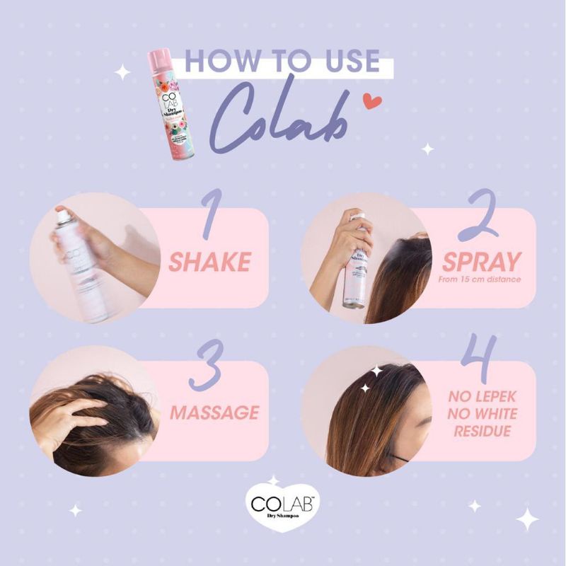 colab dry shampoo 200ml