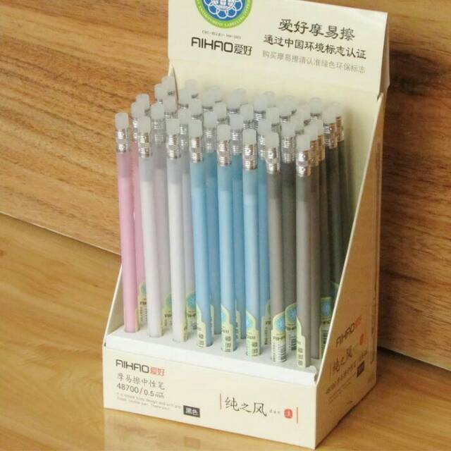 

Pulpen Hapus Aihao Soft Colour 0.5mm