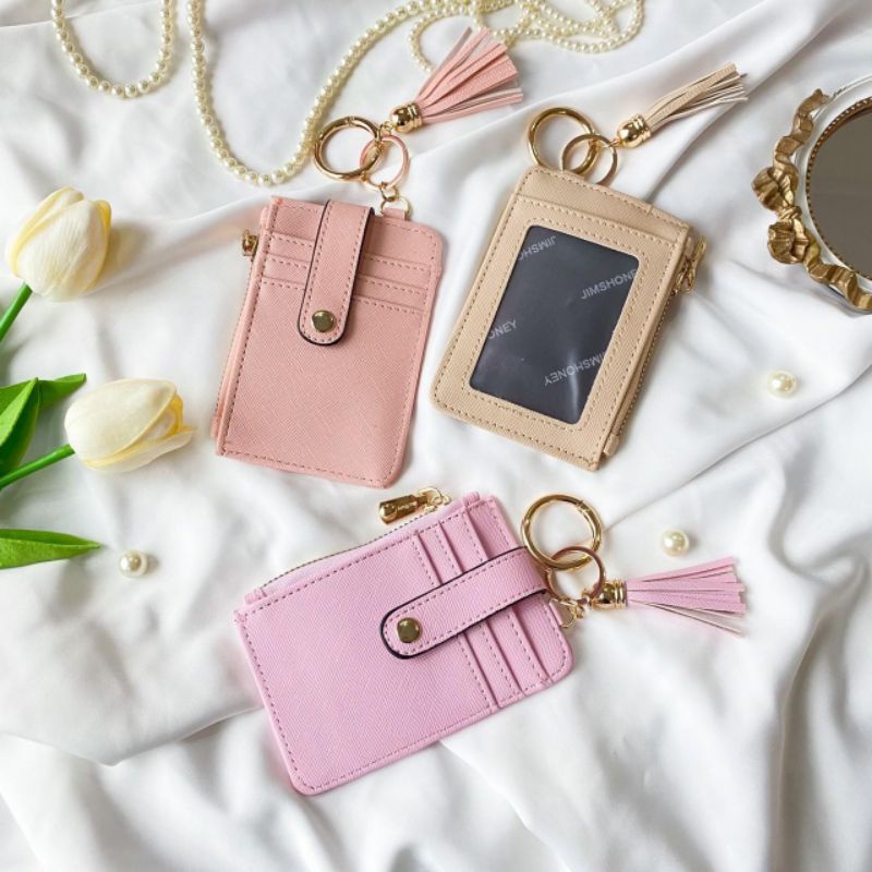 Niki Wallet Jims Honey Dompet Card Wanita Kecil Gantungan Kunci