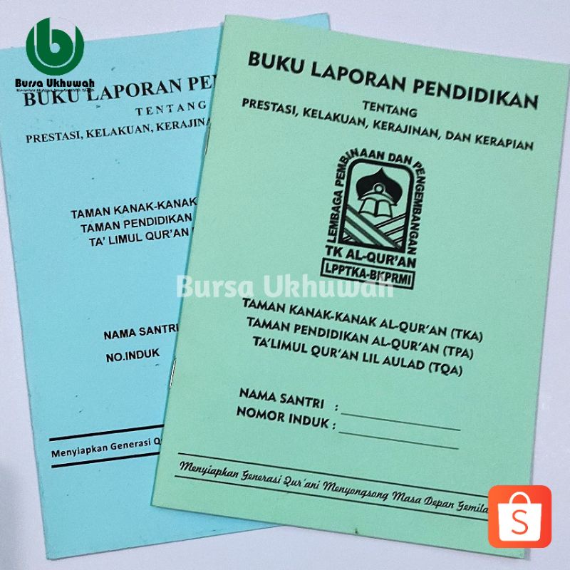 

CUSTOM BUKU RAPORT / KONTROL SHOLAT [BISA UBAH NAMA & LOGO]