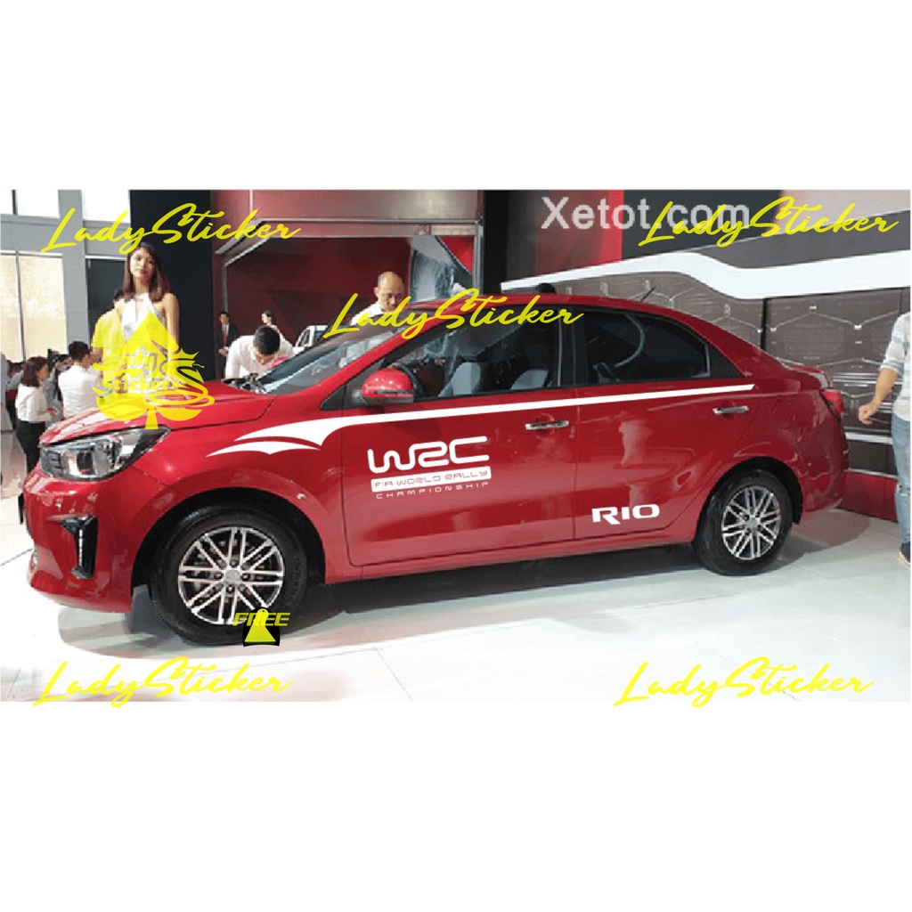 STICKER STIKER MOBIL RIO STICKER MOBIL KIA RIO BODY SAMPING